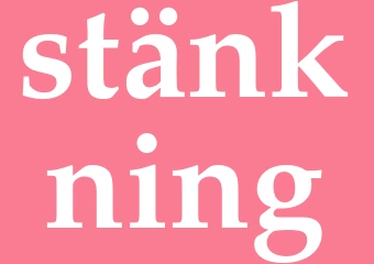Synonym stänkning