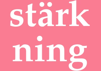 Synonym stärkning