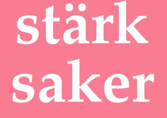 Synonym stärksaker