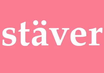 Synonym stäver