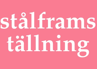 Synonym stålframställning