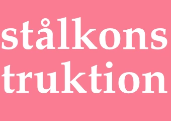 Synonym stålkonstruktion