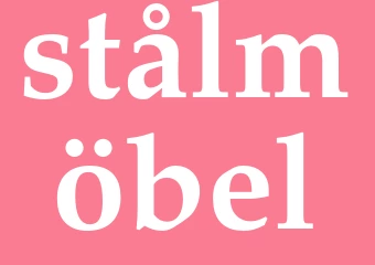 Synonym stålmöbel