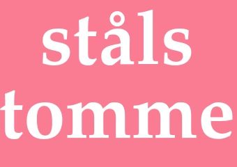 Synonym stålstomme