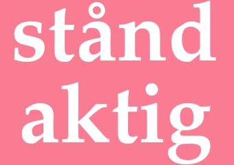 Synonym ståndaktig