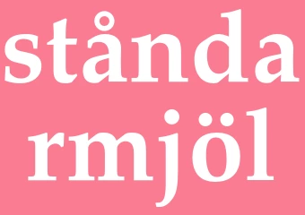 Synonym ståndarmjöl