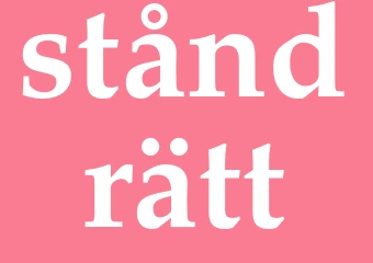 Synonym ståndrätt
