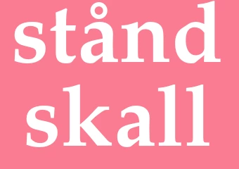 Synonym ståndskall