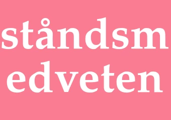 Synonym ståndsmedveten