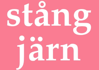 Synonym stångjärn