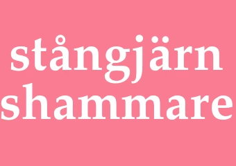 Synonym stångjärnshammare