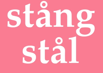 Synonym stångstål
