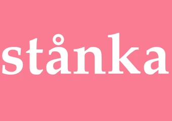 Synonym stånka