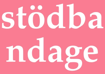 Synonym stödbandage