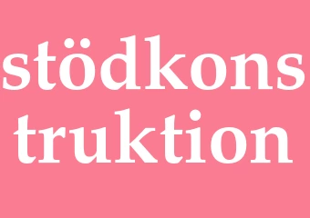 Synonym stödkonstruktion