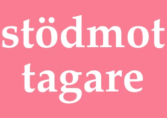 Synonym stödmottagare