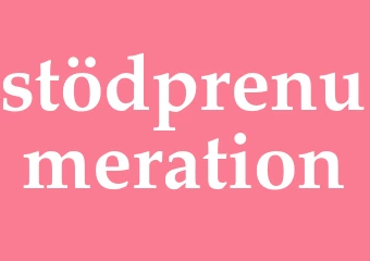 Synonym stödprenumeration