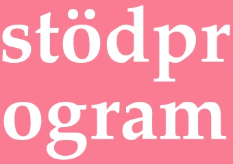 Synonym stödprogram