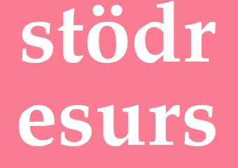 Synonym stödresurs