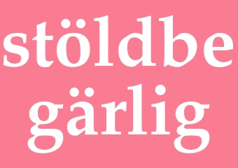 Synonym stöldbegärlig