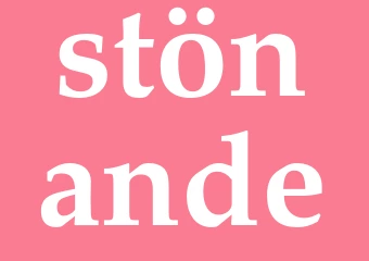 Synonym stönande