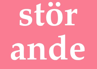 Synonym störande