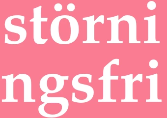 Synonym störningsfri