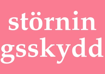 Synonym störningsskydd