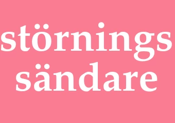 Synonym störningssändare
