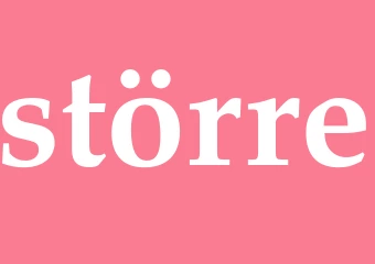 Synonym större