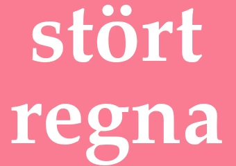 Synonym störtregna