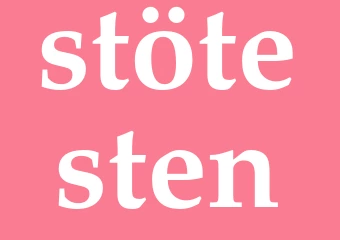 Synonym stötesten
