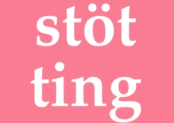 Synonym stötting