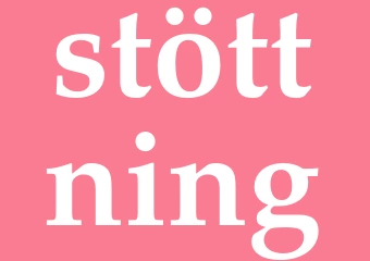 Synonym stöttning