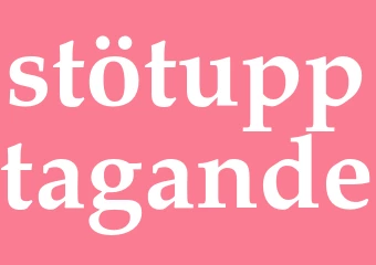 Synonym stötupptagande