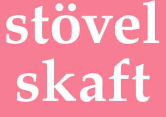 Synonym stövelskaft