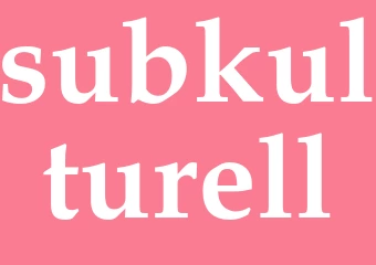 Synonym subkulturell