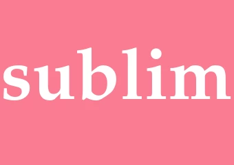 Synonym sublim