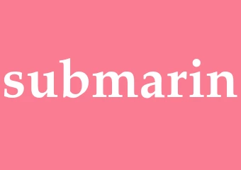 Synonym submarin