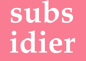 Synonym subsidier