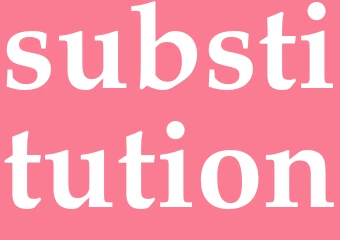 Synonym substitution