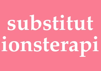 Synonym substitutionsterapi