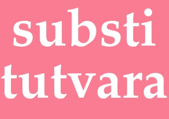 Synonym substitutvara