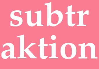 Synonym subtraktion