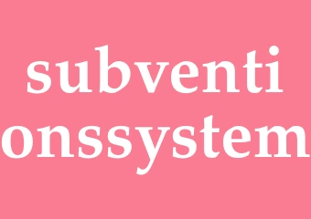 Synonym subventionssystem