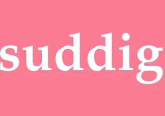 Synonym suddig