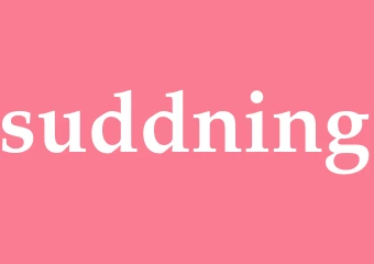 Synonym suddning