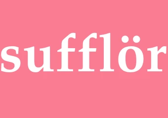 Synonym sufflör