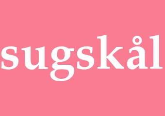 Synonym sugskål