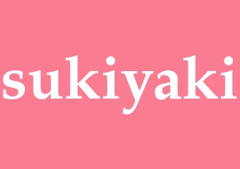 Synonym sukiyaki